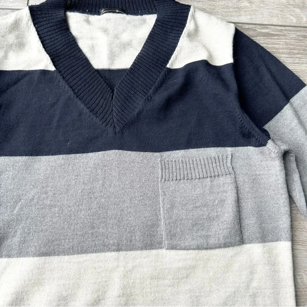Ragno Pure Wool V Neck Pullover Sweater  Made in Italy